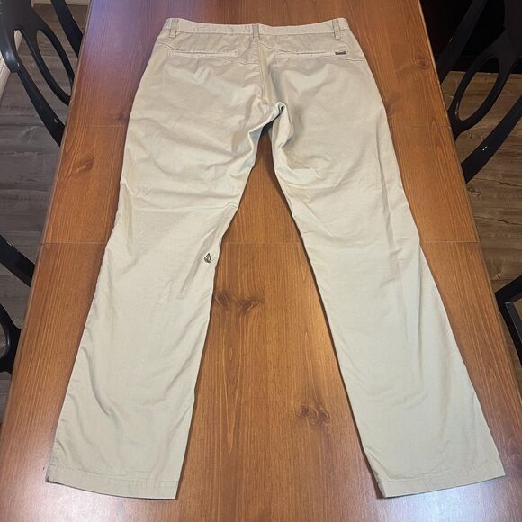 Volcom Pants‎ Mens 36x32 Khaki Straight Leg Chino Casual Dress Workwear Modern - Picture 13 of 16